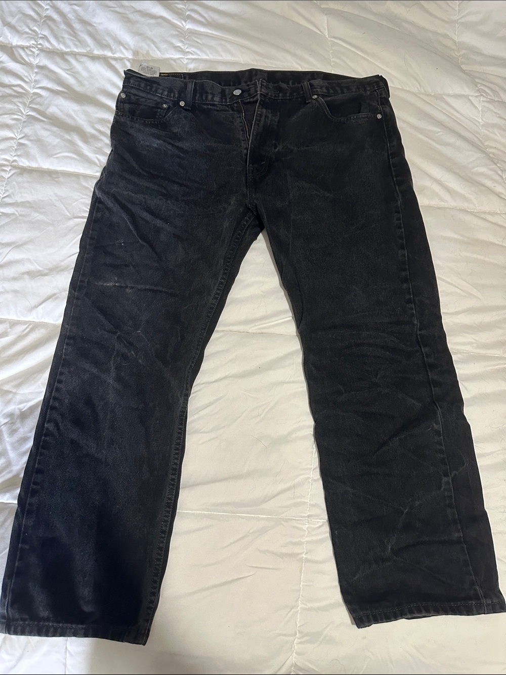 Levi's Men's Black Relaxed Fit Jeans